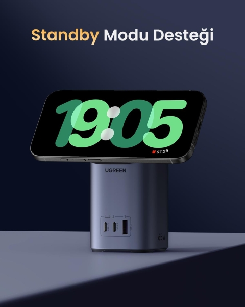 Ugreen Nexode Qi2 65W Şarj Aleti (55321) — ürün görseli 6