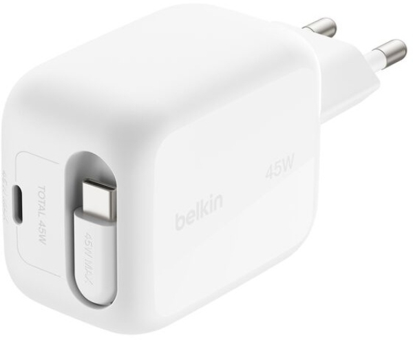 Belkin UltraCharge Retractable GaN 45W Şarj Aleti (WCH023KQ) — ürün görseli 12
