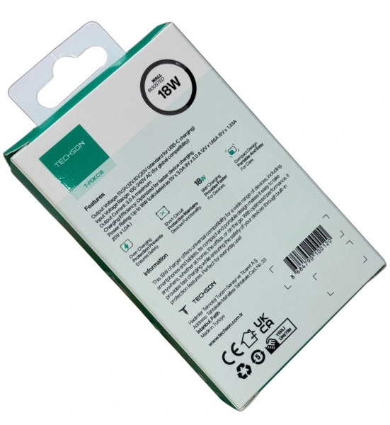 Techson PDKC18 18W Şarj Aleti — ürün görseli 2