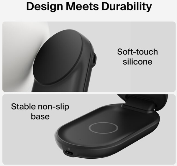 Belkin UltraCharge 2in1 Foldable Magnetic Şarj Aleti (WIZ039) — ürün görseli 9