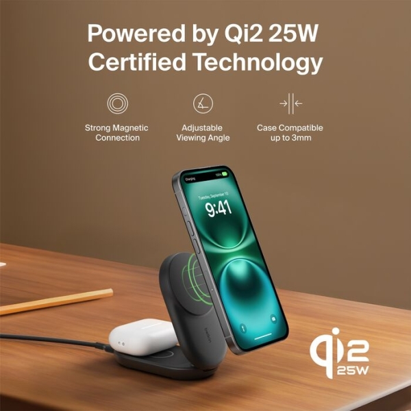 Belkin UltraCharge 2in1 Foldable Magnetic Şarj Aleti (WIZ039) — ürün görseli 8