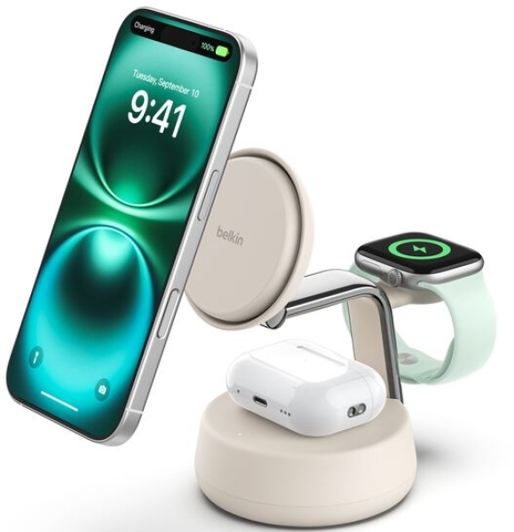 Belkin UltraCharge Pro 3 in 1 Şarj Aleti (WIZ040) — ürün görseli 4