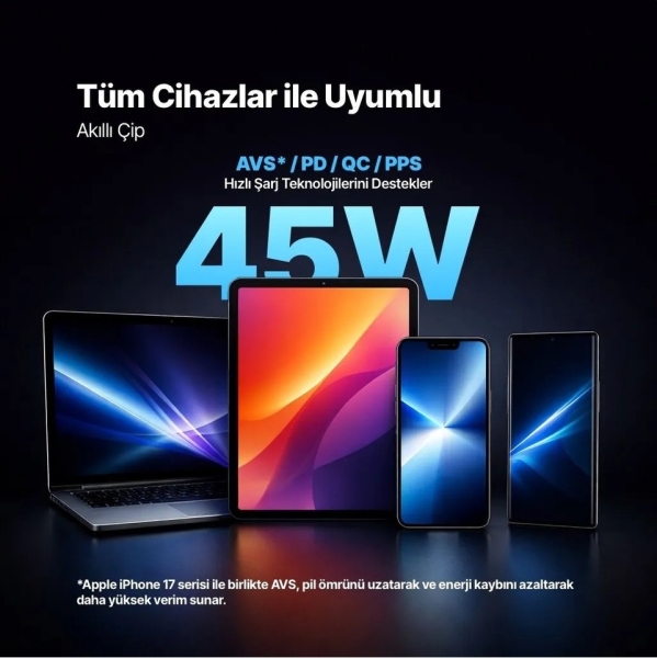 ttec SmartCharger GAN 45W Şarj Aleti (2SCG45) — ürün görseli 6
