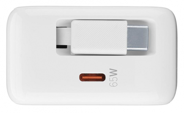 Cellularline Retractable Power 65W Şarj Aleti (ACHROLLUSBCGAN65WW) — ürün görseli 2
