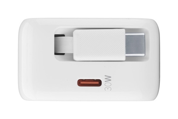 Cellularline Retractable Power 30W Şarj Aleti (ACHROLLUSBCGAN30WW) — ürün görseli 3