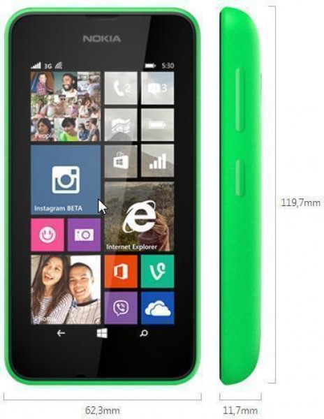 Nokia Lumia 530 (RM-1017) — ürün görseli 5