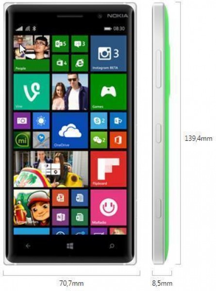 Nokia Lumia 830 (RM-984) — ürün görseli 12
