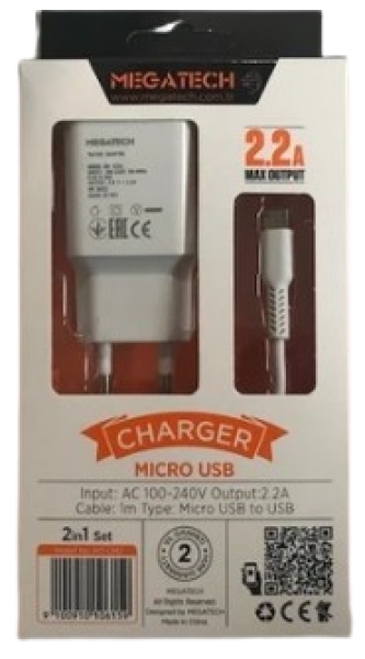 Megatech Eco 2100 Micro Şarj Aleti (MT-CM2) — ürün görseli 2