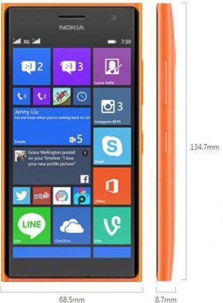 Nokia Lumia 730 Dual SIM (RM-1040) — ürün görseli 2