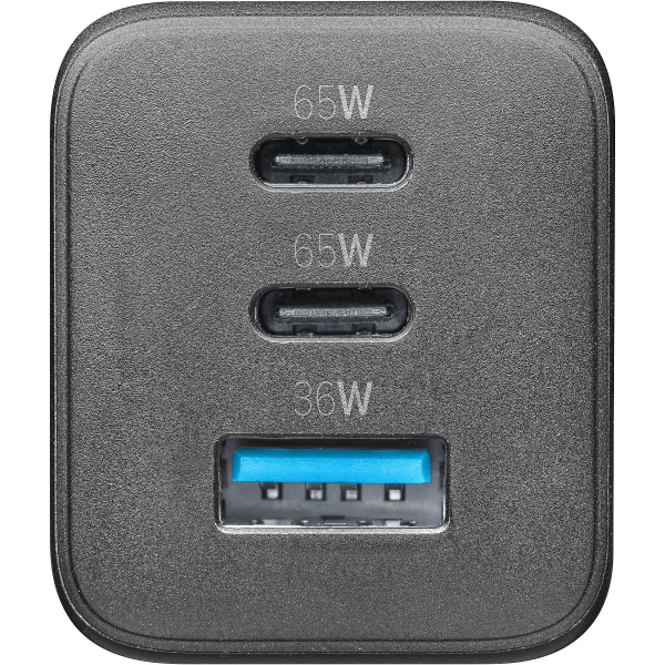 Cellularline Multipower Gan 3 Port 2 X 65W Şarj Aleti (ACHUSBGAN3PD65WK) — ürün görseli 3