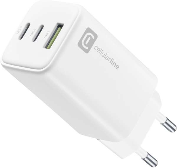Cellularline Multipower 65W Şarj Aleti (Kablo) (ACHKITC2CGAN65TABW) — ürün görseli 4