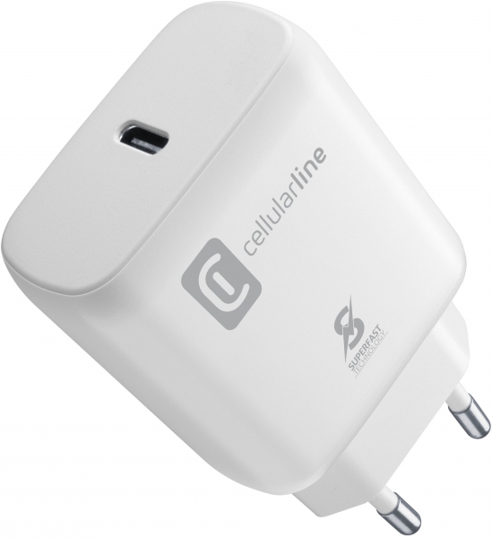 Cellularline Super Fast Charger 25W Şarj Aleti (ACHSMUSBCPD25W) — ürün görseli 2