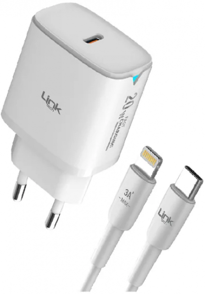 LinkTech C308 Şarj Aleti (Lightning)