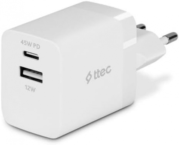 ttec SmartCharger Duo PD 45W Şarj Aleti (2SCP02) — ürün görseli 2
