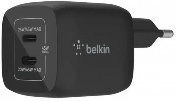 Belkin Dual USB-C 45W Şarj Aleti — ürün görseli 2
