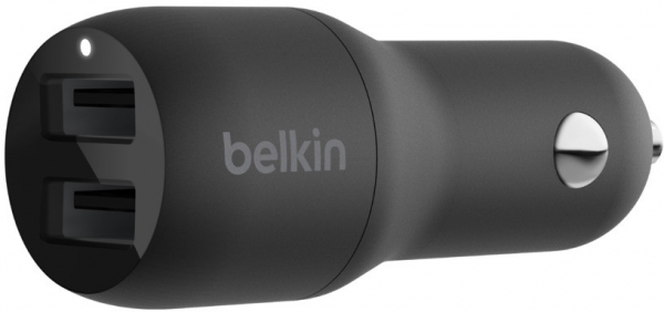 Belkin Dual USB-A Car Charger Şarj Aleti (CCB001BTBK)