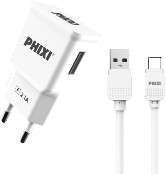 Phixi PCH201T Şarj Aleti (USB Type-C)