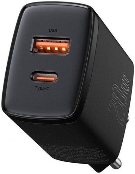 Baseus Compact Quick Charger Şarj Aleti (LVJ006-AC-EW)