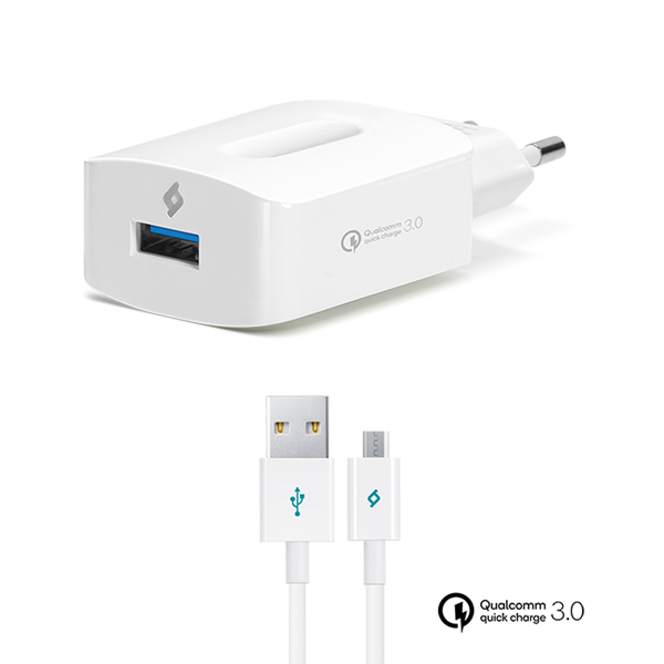 ttec SpeedCharger QC 3.0 Mikro Şarj Aleti (2SCQC01M) — ürün görseli 2