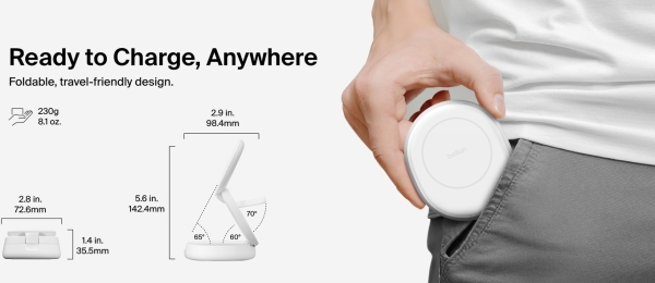 Belkin BoostCharge 3in1 Convertible Magnetic Şarj Aleti (WIZ034) — ürün görseli 11