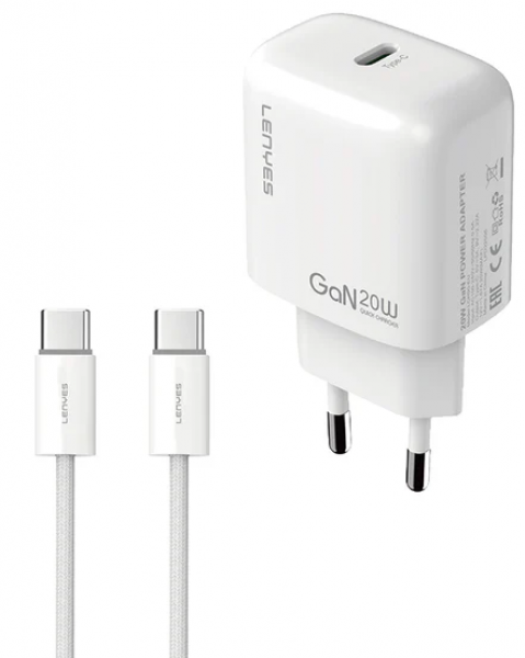 Lenyes LCH90-TC-TC Şarj Aleti (USB Type-C)