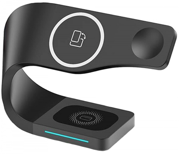 Shaza 4 in 1 Magsafe Kablosuz 15W Şarj Aleti (STN02) — ürün görseli 2