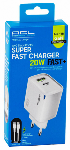 ACL AC-118 20W Şarj Aleti — ürün görseli 2