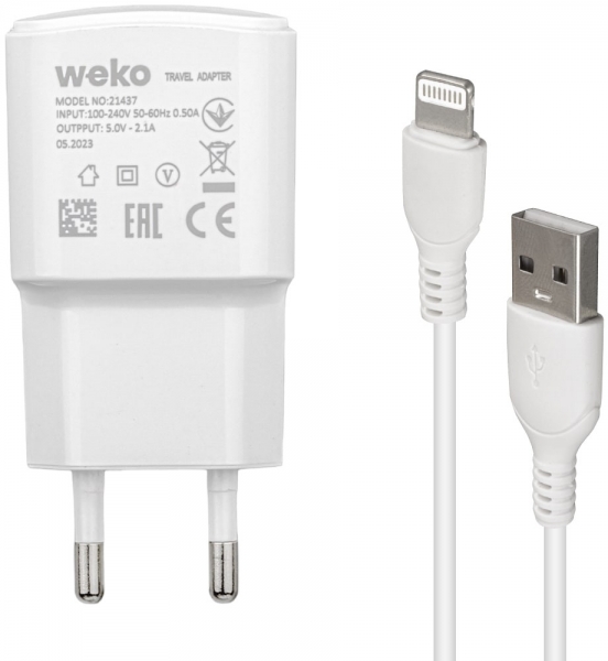 Weko WK-21437 Şarj Aleti (Lightning)
