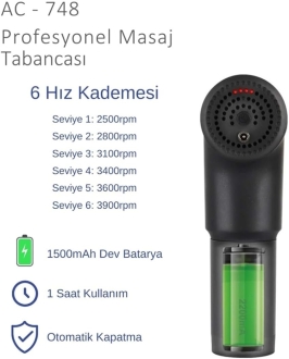 Acura AC-748 Tabanca Masaj Aleti — ürün görseli 3