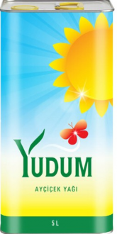 Yudum Ayçiçek Yağı 5 lt (Teneke)