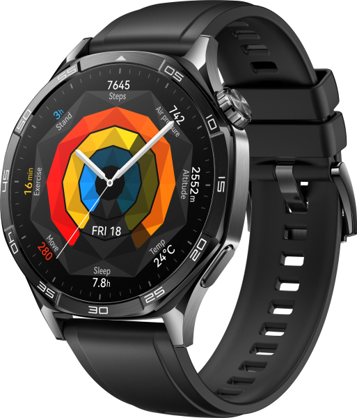 Huawei Watch GT 5 Siyah (46mm) Akıllı Saat (55020DKM)