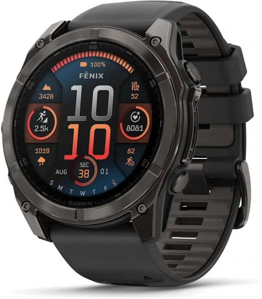 Garmin Fenix 8 51mm Sapphire Aktivite Saati (010-02905-11)