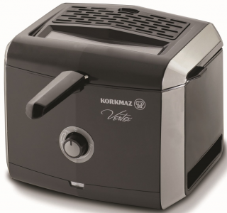 Korkmaz Vertex A486 Fritöz (Siyah)