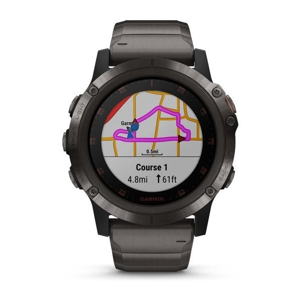 Garmin Fenix 5X Plus Titanium Aktivite Saati (87 g) (010-01989-04) — ürün görseli 2