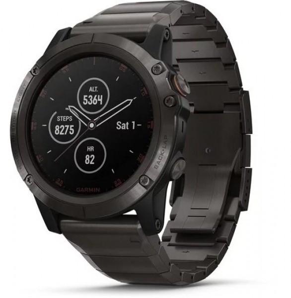 Garmin Fenix 5X Plus Titanium Aktivite Saati (87 g) (010-01989-04)