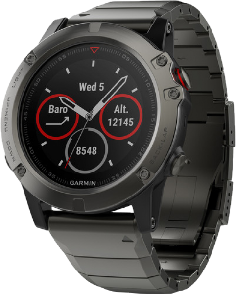 Garmin Fenix 5X Sapphire Aktivite Saati (010-01733-01) — ürün görseli 2