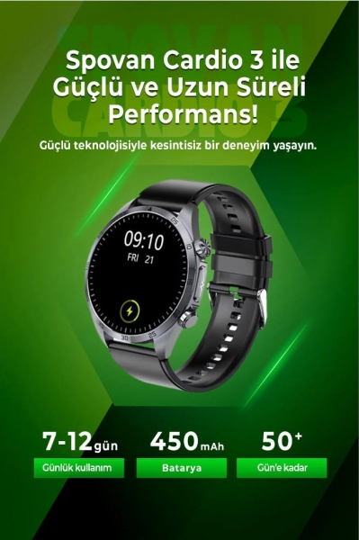 Spovan Cardio 3 Akıllı Saat — ürün görseli 5