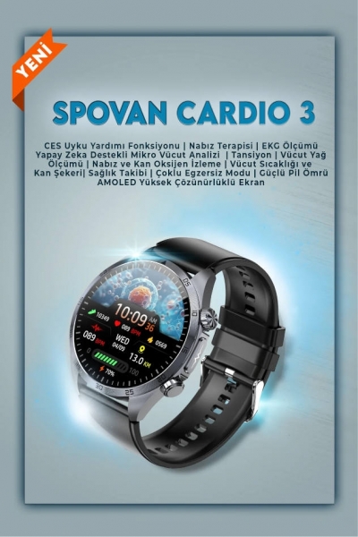 Spovan Cardio 3 Akıllı Saat — ürün görseli 2