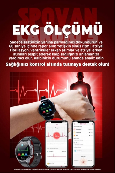 Spovan Cardio 3 Akıllı Saat — ürün görseli 3