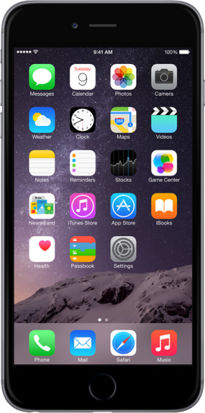 Apple iPhone 6 Plus (64 GB) (MGAJ2TU/A, MGAH2TU/A)