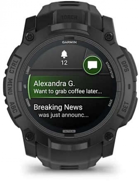 Garmin Instinct 3 AMOLED Tactical 50mm Aktivite Saati (010-03020-50) — ürün görseli 2