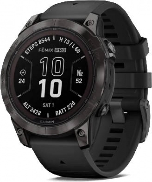 Garmin Fenix 7 Pro Sapphire Solar Aktivite Saati (010-02777-21) — ürün görseli 2