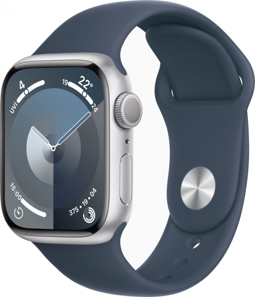 Apple Watch Series 9 41mm Alüminyum Kasa ve Spor Kordon Akıllı Saat (MR913TU/A)