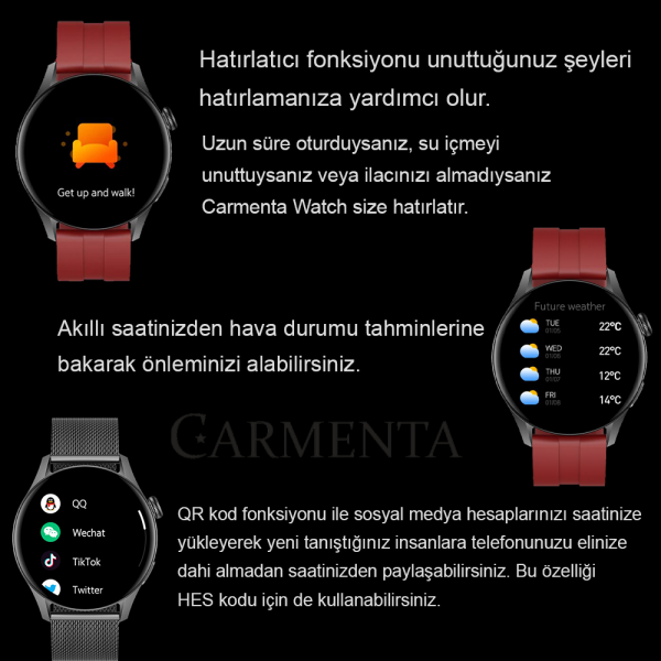 Carmenta Watch Gtt One Akıllı Saat — ürün görseli 5