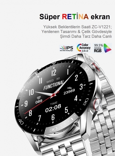 Zcwatch V1221 Akıllı Saat — ürün görseli 5