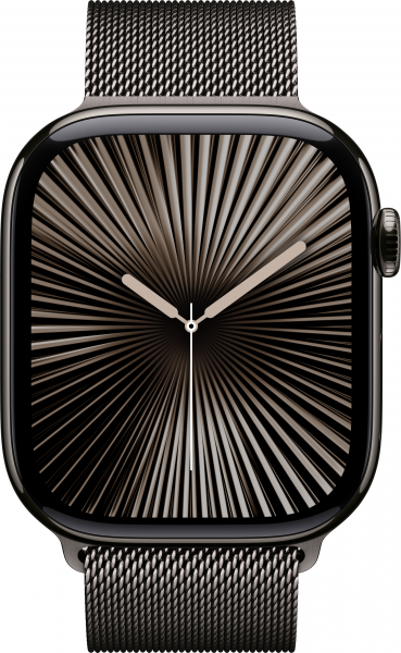 Apple Watch Series 10 Cellular 46mm Titanyum Kasa ve Milano Loop Akıllı Saat (MC7R4TU/A) — ürün görseli 2