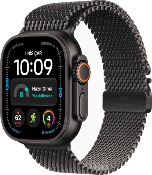 Apple Watch Ultra 4 Titanyum Milano Loop Akıllı Saat