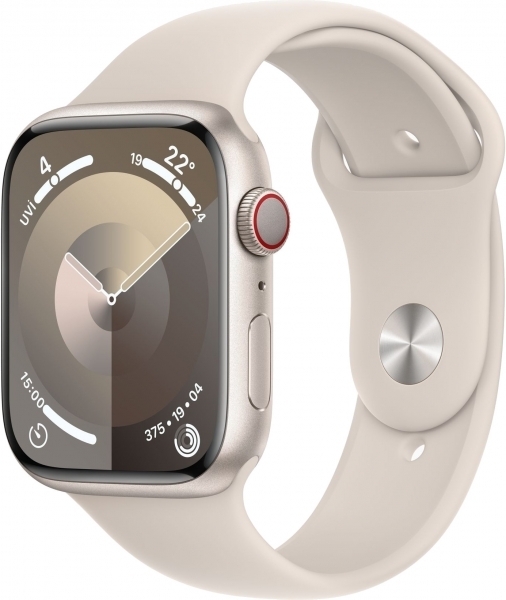 Apple Watch Series 9 Cellular 45mm Alüminyum Kasa ve Spor Kordon Akıllı Saat (MRMD3TU/A) — ürün görseli 4