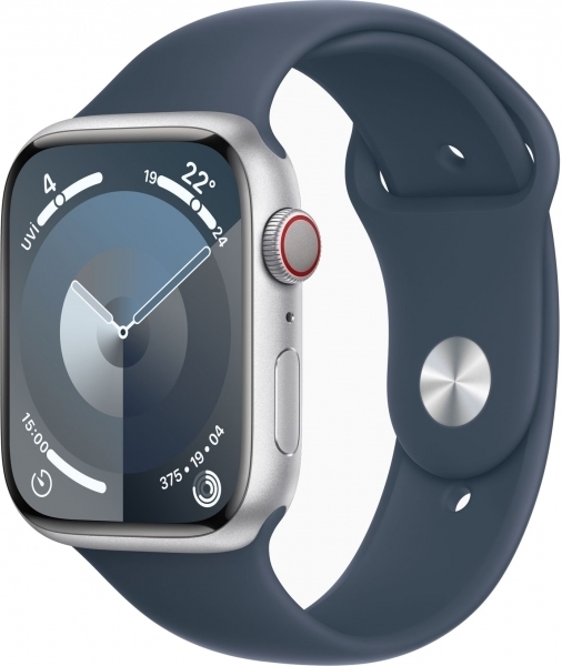 Apple Watch Series 9 Cellular 45mm Alüminyum Kasa ve Spor Kordon Akıllı Saat (MRMD3TU/A) — ürün görseli 2