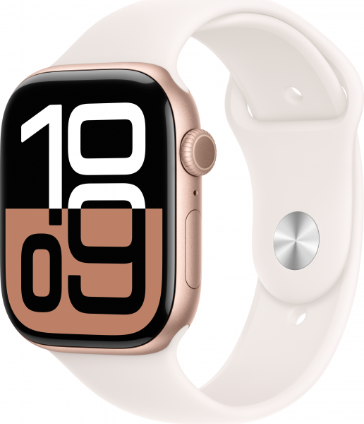 Apple Watch Series 10 46mm Alüminyum Kasa ve Spor Kordon Akıllı Saat (MWWT3TU/A)